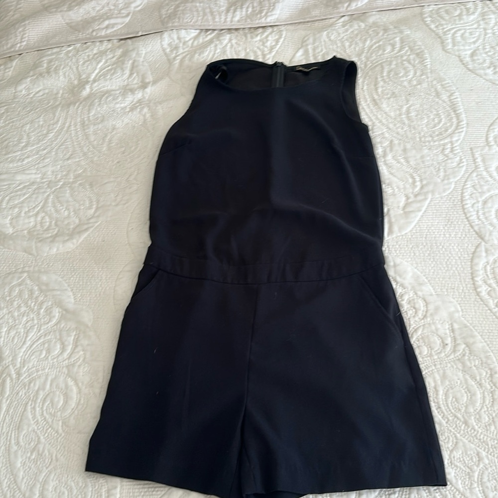 Dalia sleeveless black romper size 0.  Like new.